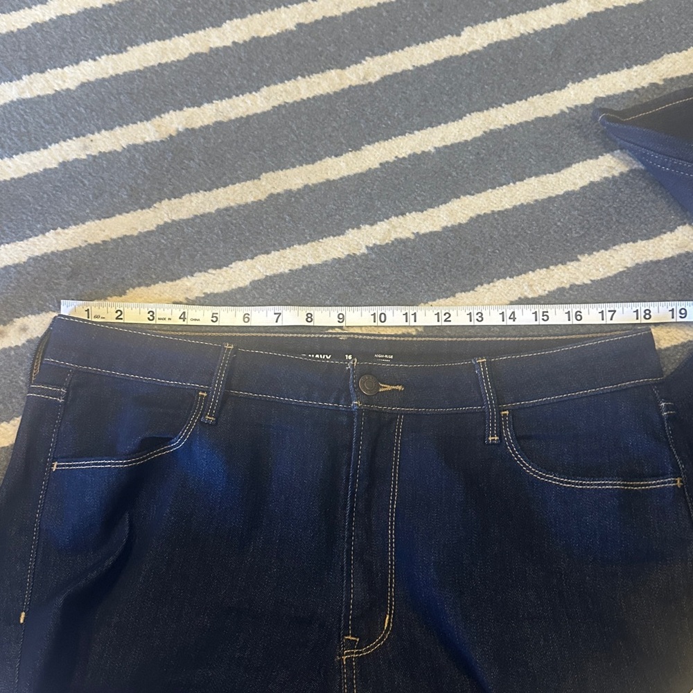 Old Navy Women's Deep Indigo High Rise Wow Super Skinny Jeans NWOT - Picture 5 of 6